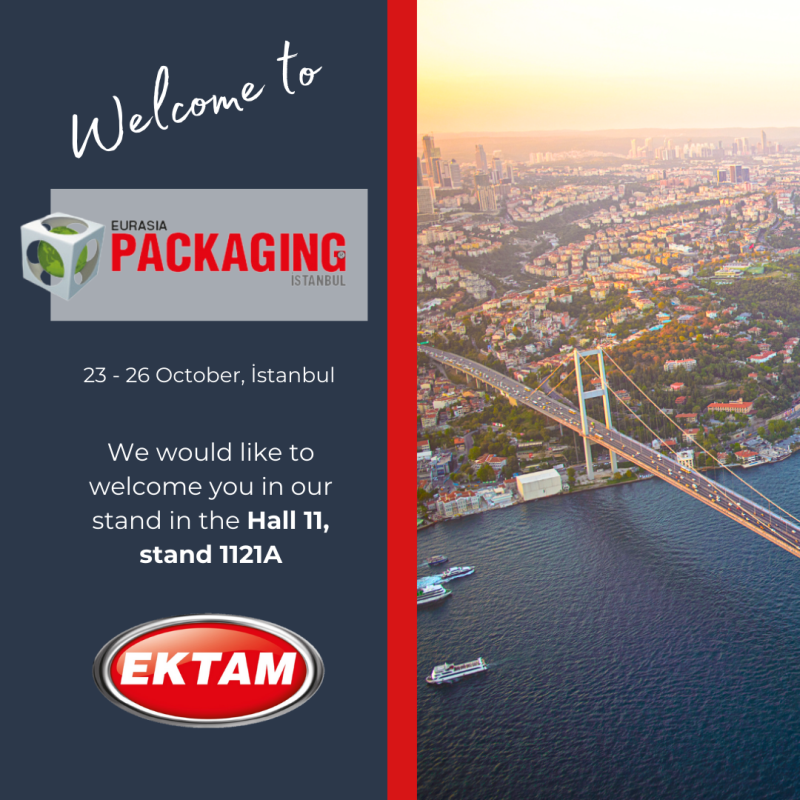 We will be waiting for you at EURASIA PACKAGING Fair!