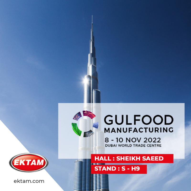 We will be waiting for you at GULFOOD MANUFACTURING!